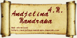 Andjelina Mandrapa vizit kartica